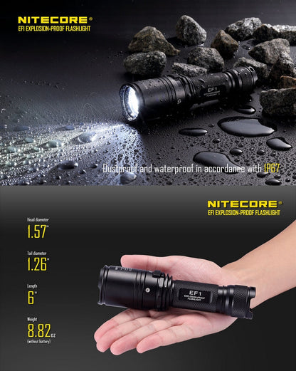 Lampe Torche Nitecore EF1 – 830 Lumens  NYCTALOPE  