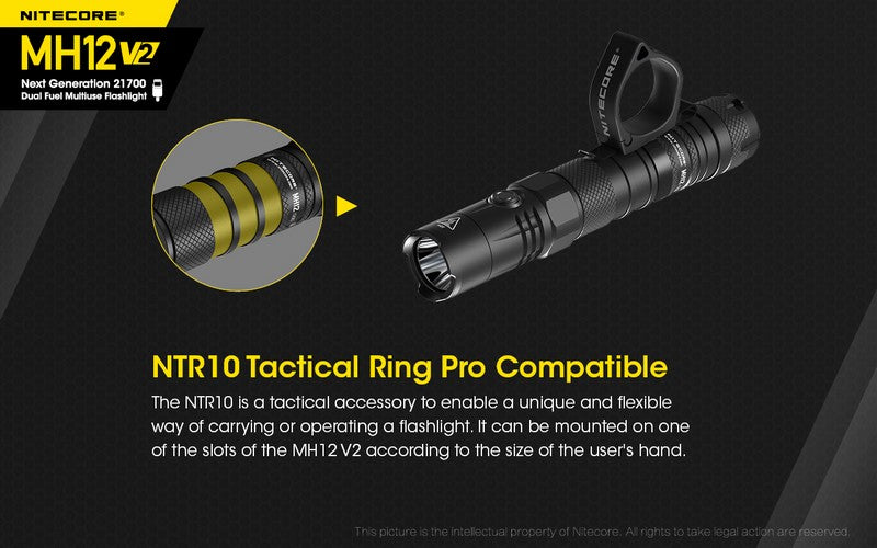 Lampe Torche Nitecore MH12 V2 – 1200 Lumens Nitecore