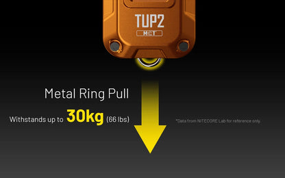 Lampe Nitecore TUP2 compacte – 1200 Lumens – Résistant IP54 eau poussière  NYCTALOPE  