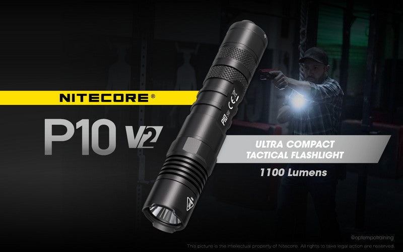 Lampe Torche Nitecore P10V2 - 1100Lumens NYCTALOPE