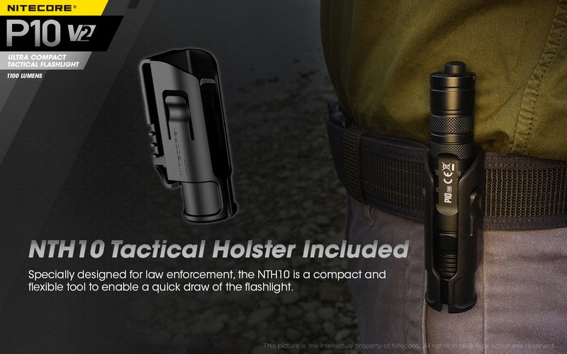 Lampe Torche Nitecore P10V2 - 1100Lumens  NYCTALOPE  