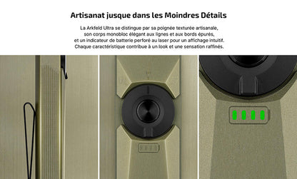 Olight Arkfeld Ultra - 1400 Lumens laser vert et lumière UV - NYCTALOPE