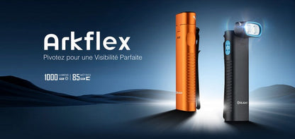 Lampe Torche Olight Arkflex - 1000 Lumens - Tête orientable pour gilet tactique  NYCTALOPE  