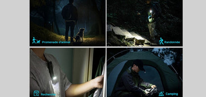 Lampe Torche Olight Arkflex - 1000 Lumens - Tête orientable pour gilet tactique  NYCTALOPE  