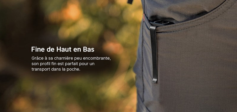 Lampe Torche Olight Arkflex - 1000 Lumens - Tête orientable pour gilet tactique  NYCTALOPE  