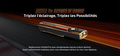 Lampe Torche Olight Arkfeld Pro - 1300 Lumens laser vert et lumière UV  NYCTALOPE  