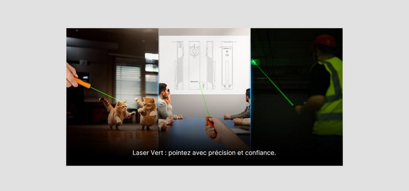 Lampe Torche Olight Arkflex Pro - 1300 Lumens laser vert et lumière UV