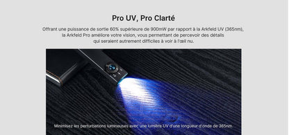 Lampe Torche Olight Arkfeld Pro - 1300 Lumens laser vert et lumière UV  NYCTALOPE  