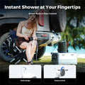 Olight Flextail Tiny Shower — mini douchette électrique portable pour le camping, rechargeable USB-C