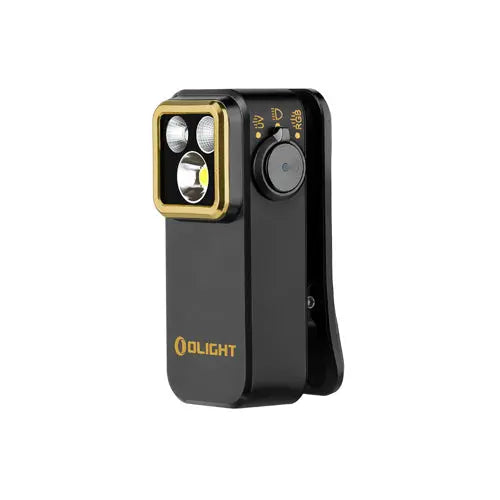 Olight Oclip Pro S – Lampe clip tactique 600 lumens rechargeable avec éclairage RVB et UV  NYCTALOPE  
