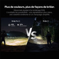 Olight Oclip Pro S – Lampe clip tactique 600 lumens rechargeable avec éclairage RVB et UV  NYCTALOPE  