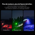 Olight Oclip Pro S – Lampe clip tactique 600 lumens rechargeable avec éclairage RVB et UV  NYCTALOPE  