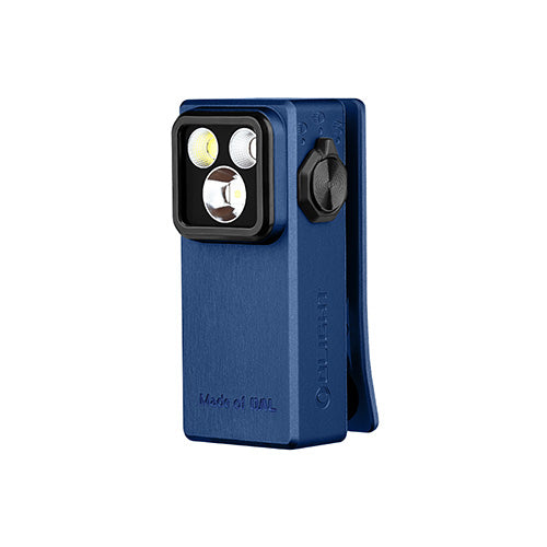 Olight Oclip Ultra - 530 Lumens - Mini lampe à clip avec faisceau large, concentré et UV Olight