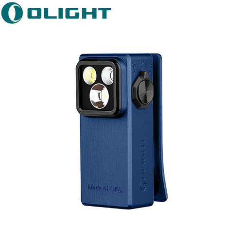 Olight Oclip Ultra - 530 Lumens - Mini lampe à clip avec faisceau large, concentré et UV Olight