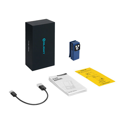 Olight Oclip Ultra - 530 Lumens - Mini lampe à clip avec faisceau large, concentré et UV Olight