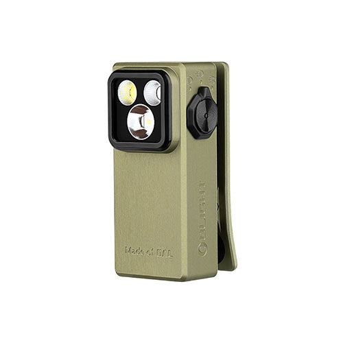 Olight Oclip Ultra - 530 Lumens - Mini lampe à clip avec faisceau large, concentré et UV Olight