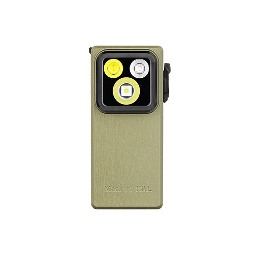Olight Oclip Ultra - 530 Lumens - Mini lampe à clip avec faisceau large, concentré et UV Olight