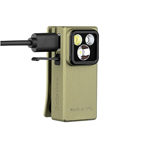 Olight Oclip Ultra - 530 Lumens - Mini lampe à clip avec faisceau large, concentré et UV Olight