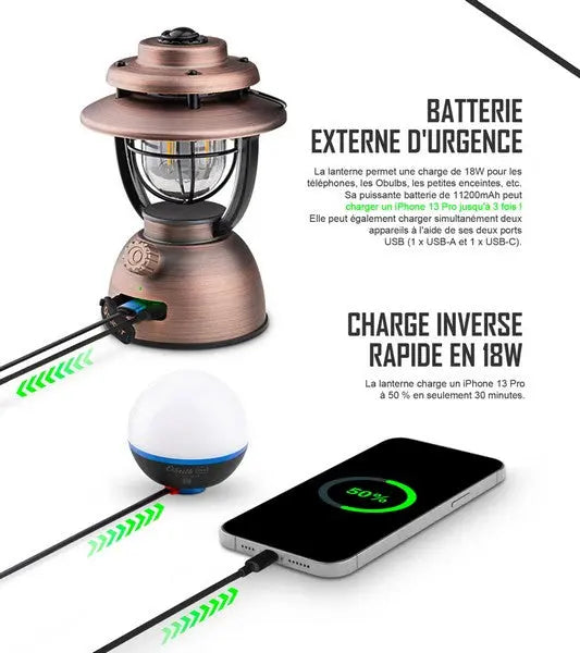 Olight Olantern Classic 2 Pro - Lanterne classic rechargeable pour bivouac  NYCTALOPE  