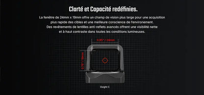 Olight Osight C – optique à viseur point rouge haute performance  NYCTALOPE  