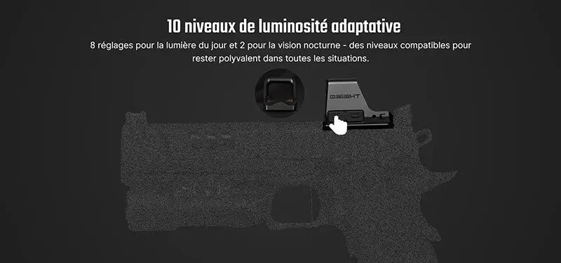 Olight Osight C – optique à viseur point rouge haute performance  NYCTALOPE  