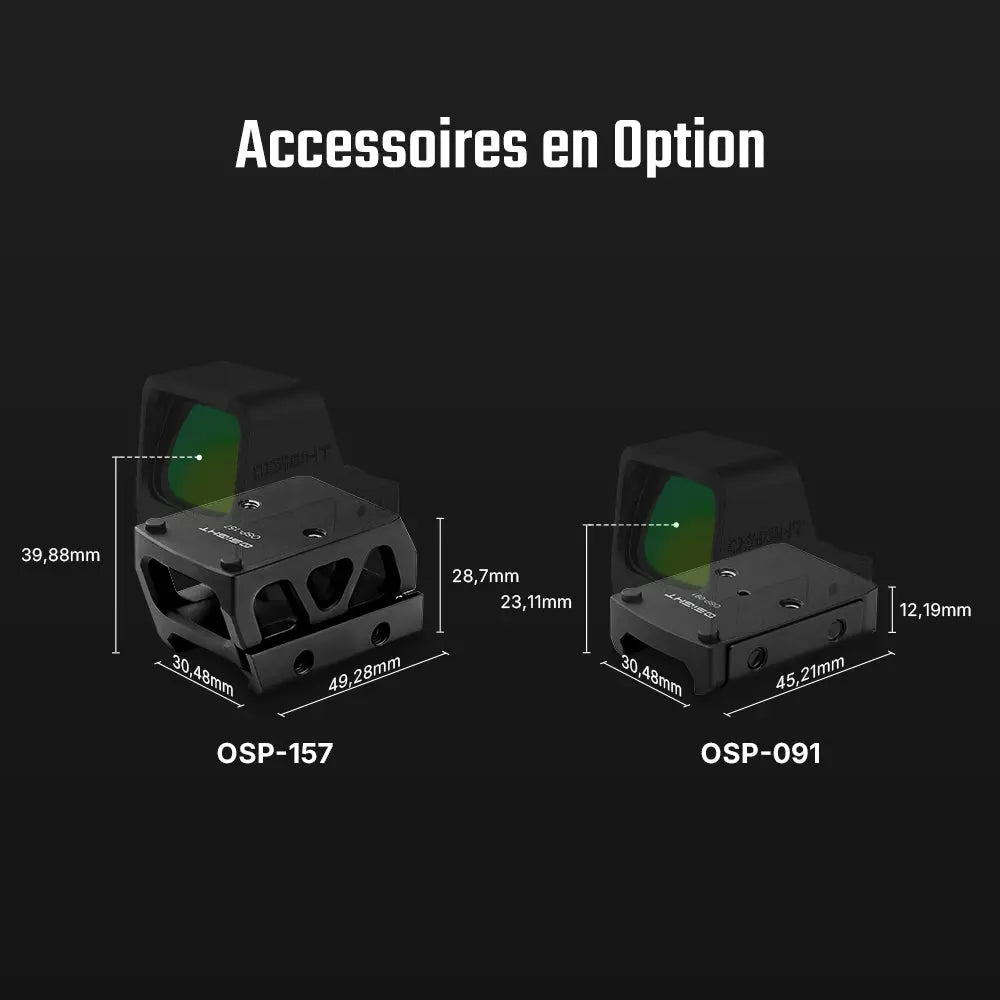 Olight Osight C – optique à viseur point vert haute performance  NYCTALOPE  