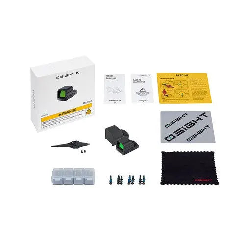 Olight Osight K - Viseur reflex ouvert point vert 6 MOA à empreinte RMSc
