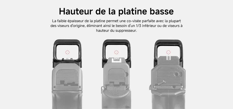 Olight Osight S | Viseur point rouge de 2 MOA et cercle de 32 MOA - NYCTALOPE