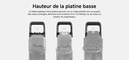 Olight Osight S | Viseur point rouge de 2 MOA et cercle de 32 MOA - NYCTALOPE