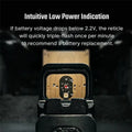 Olight Osight SE 6 MOA - Optique fermée à point rouge avec empreinte RMSc et batterie remplaçable