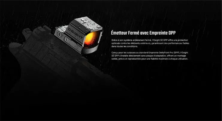 Olight Osight SE DPP - Viseur point rouge fermé à empreinte DPP