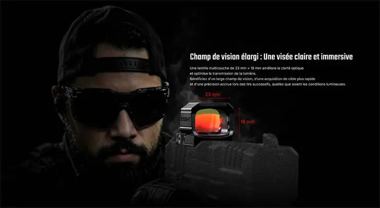 Olight Osight SE DPP - Viseur point rouge fermé à empreinte DPP
