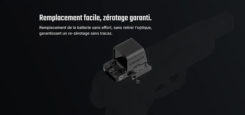 Olight Osight SE - Optique fermée à point rouge avec empreinte RMSc et batterie remplaçable - NYCTALOPE