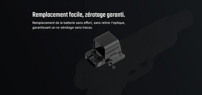 Olight Osight SE - Optique fermée à point rouge avec empreinte RMSc et batterie remplaçable - NYCTALOPE