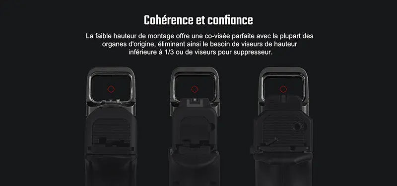 Olight Osight SE - Optique fermée à point rouge avec empreinte RMSc et batterie remplaçable - NYCTALOPE