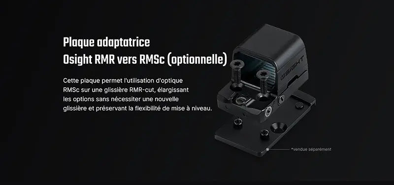 Olight Osight SE - Optique fermée à point rouge avec empreinte RMSc et batterie remplaçable - NYCTALOPE
