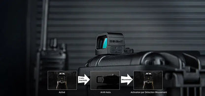 Olight Osight SE - Optique fermée à point vert avec empreinte RMSc et pile CR1620  NYCTALOPE  