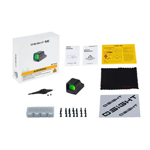 Olight Osight SE Point Vert - Optique fermée multi-réticules RMSc avec batterie latérale CR1620