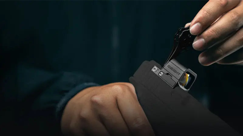 Olight Osight SE Point Vert - Optique fermée multi-réticules RMSc avec batterie latérale CR1620