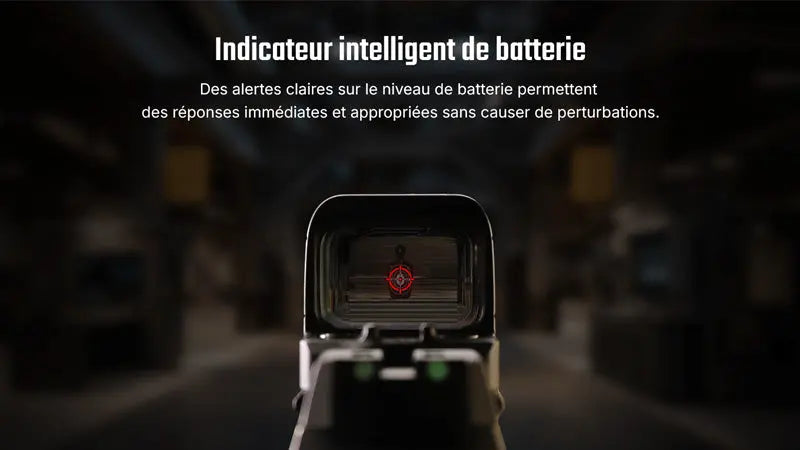 Olight Osight SE Point Vert - Optique fermée multi-réticules RMSc avec batterie latérale CR1620