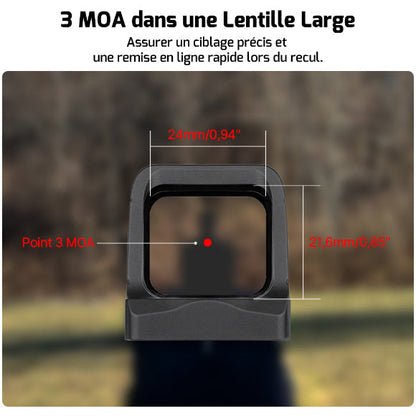 Olight Osight | Viseur point rouge 3MOA rechargeable  NYCTALOPE  