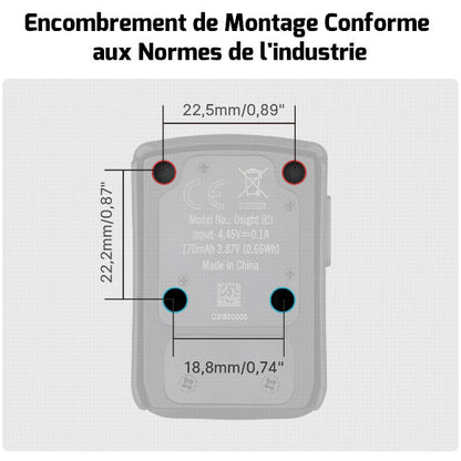 Olight Osight | Viseur point rouge 3MOA rechargeable  NYCTALOPE  