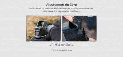 Olight Osight | Viseur point vert 3MOA rechargeable  NYCTALOPE  