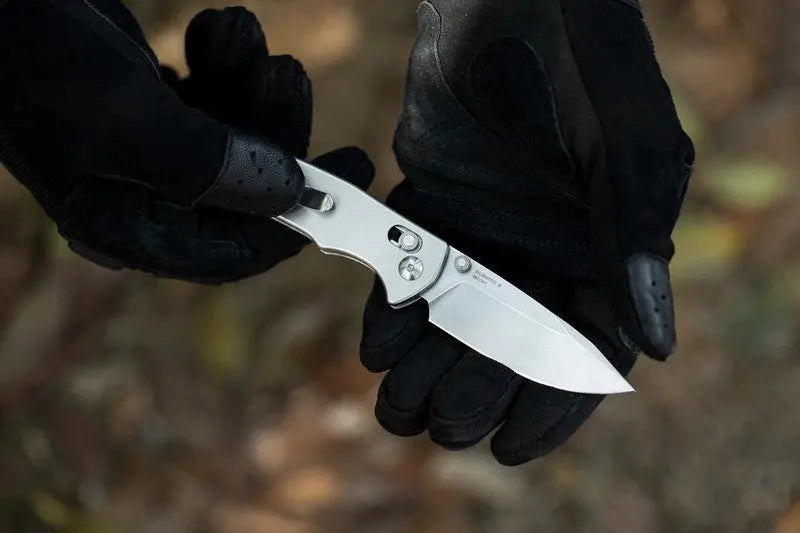Olight Rubato 3 - Couteau de camping avec rail-lock - Oknife  NYCTALOPE  