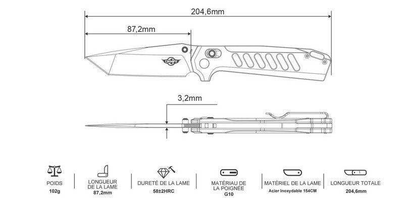 Olight Rubato - Premier couteau pliant avec un Rail-lock