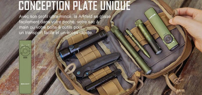 Lampe Torche Olight Arkfeld - 1000 Lumens avec pointer laser vert  NYCTALOPE  