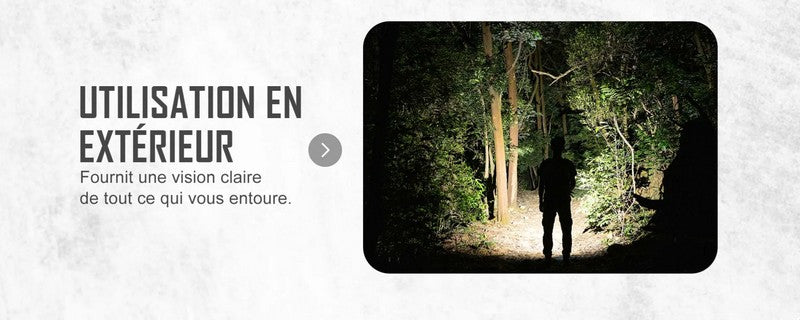 Lampe Torche Olight Arkfeld - 1000 Lumens avec pointer laser vert  NYCTALOPE  