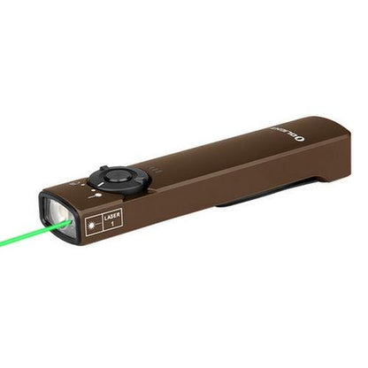 Lampe Torche Olight Arkfeld - 1000 Lumens avec pointer laser vert  NYCTALOPE  
