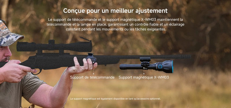 Lampe Torche Olight Javelot Turbo 2 KIT - 1800 Lumens rechargeable 1500 mètres - Lampe torche longue portée  Camouflage Digital  NYCTALOPE  