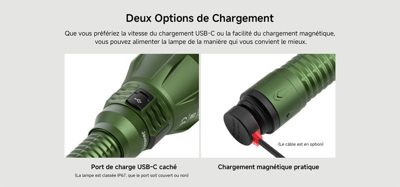 Lampe Torche Olight Javelot Turbo 2 KIT - 1800 Lumens rechargeable 1500 mètres - Lampe torche longue portée  Camouflage Digital  NYCTALOPE  